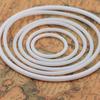 30Pcs Dreamcatcher Ring White Plastic Circles Round Hoops for DIY Dreamcatcher Craft Material Accessories 8.5cm