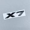 3D ABS Black Chrome Letters For Cars Rear Trunk Badge X7 Emblem Logo Car Sticker For BMW X7 G07 X7 BMW Lettering Accessories Al2