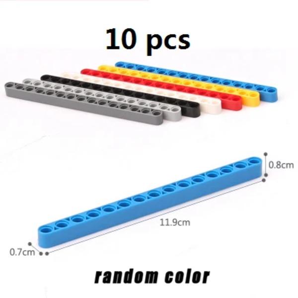 MOC High-tech Beam Thick Series L-shape and Bent Beam DIY Building Blocks Bricks Compatible with Lego High-tech Educational Toy