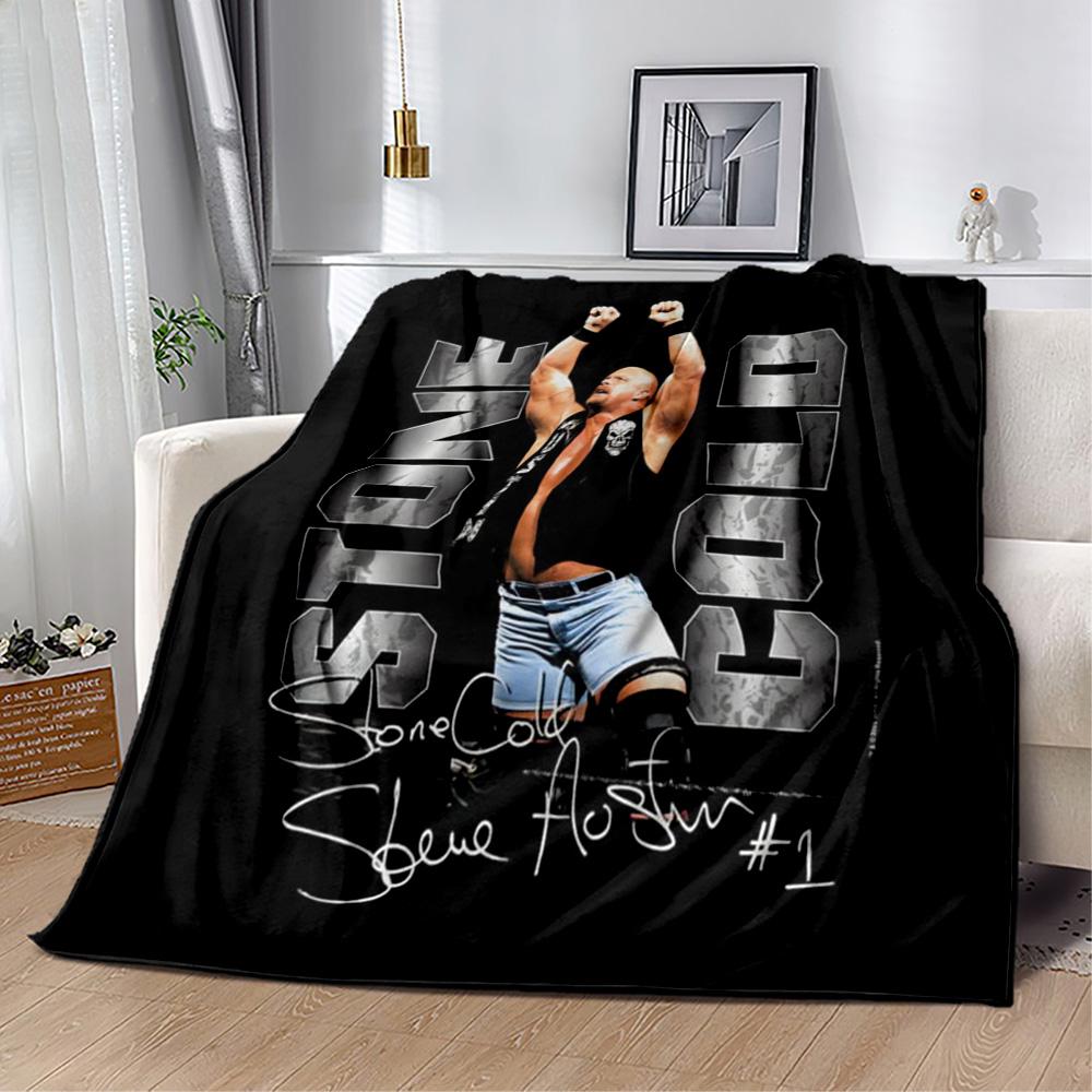 Stone Cold Steve Austin Blankets are suitable for living rooms,making them an ideal choice for outdoor travel and gifts.