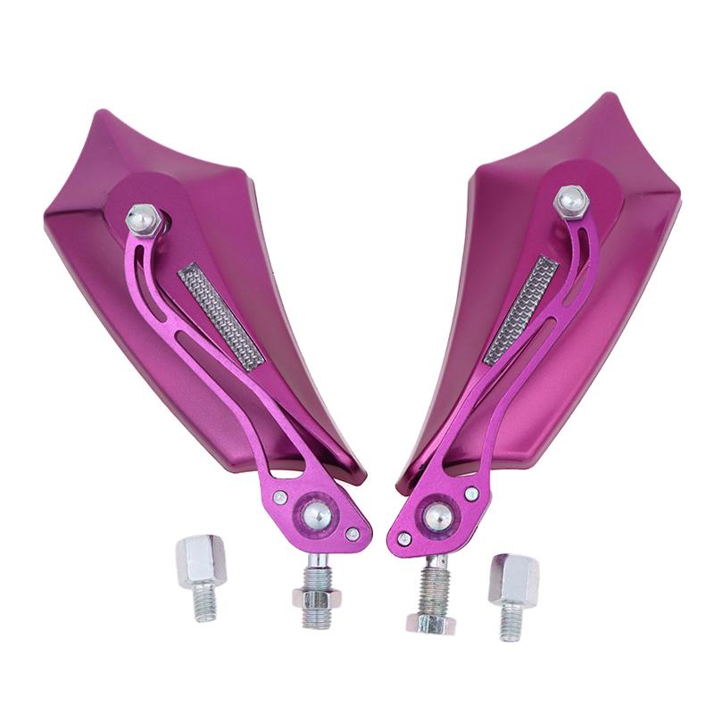 Universal Motorcycle Motorbike Bike Rear View Side Scooter ATV Bicycle Rearview Mirrors Retrofit Decorations