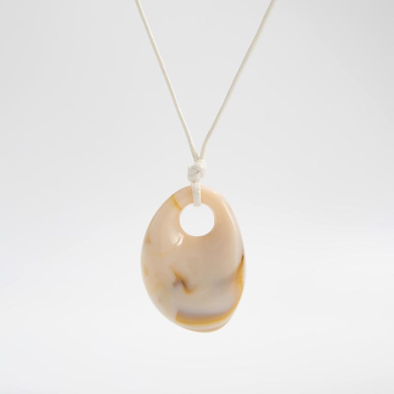 4 Colors Minimalist Wine Red Black Acrylic Long Pendant Necklace For Women Vintage Leather Rope Chain Sweater Chain New