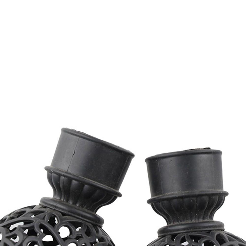 Durable Hollow Out Plastic Curtain Accessories Curtain Rod Head Drapery Rail Ends Curtain Rod Cap