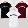 T-Shirt TOMBOY Sarcasmo Divertente Maglietta Top Donna Uomo Cool