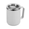 Stainless Steel Insulated Coffee Mug 450ml With Handle And Lid, Double Wall Vacuum Travel Mug For Office, Outdoor Thermos cup