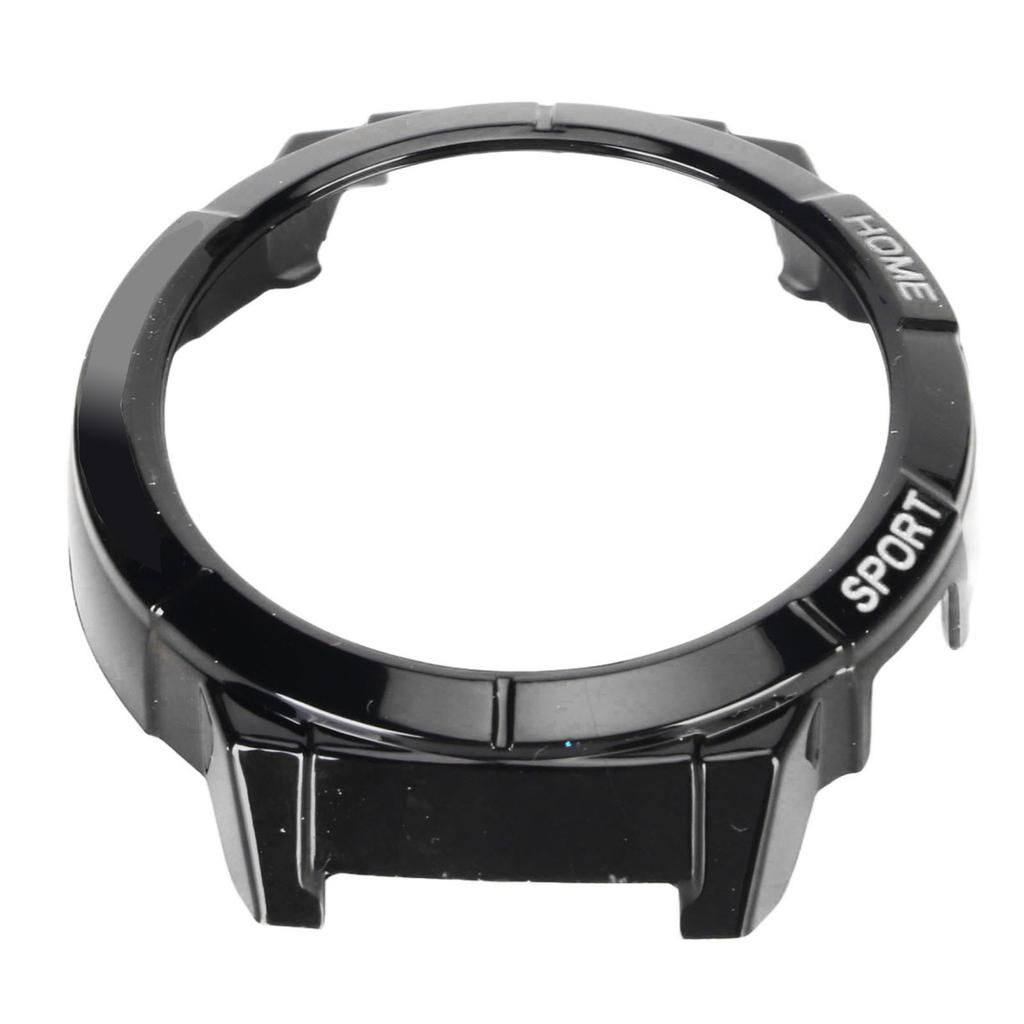 Shockproof Protective Cover Frame Watch Hard Bumper Case Replacement Accessory Fit for GS Smart Watch Black and White