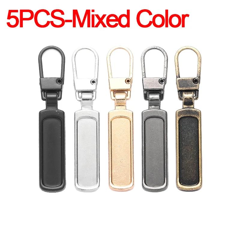 Odnímatelný jezdec zipu Univerzální náhradní táhlo Hlavy zipů Posuvníky Opravná sada pro kufry Tašky Oblečení DIY Šití Řemeslo