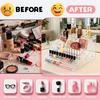 A 7-Layer Nail Polish Storage Box, Transparent for Cosmetics Storage, Makes a Perfect Valentine'S Day Gift