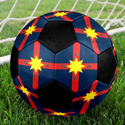 1pc FCSB Soccer Ball Size 5 Indoor Soccer Ball Fashion Colorful Backyard Game - Great For Sports Fans Gift HE46