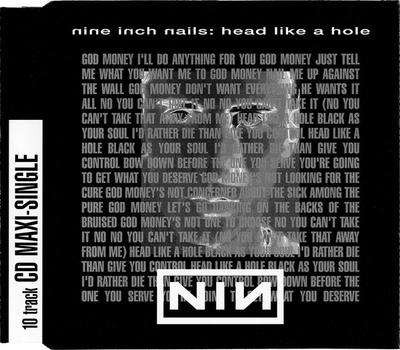 CD NINE INCH NAILS  Head Like A Hole TVT26152 TVT Records 1990 US Danse  Électronique Occasion