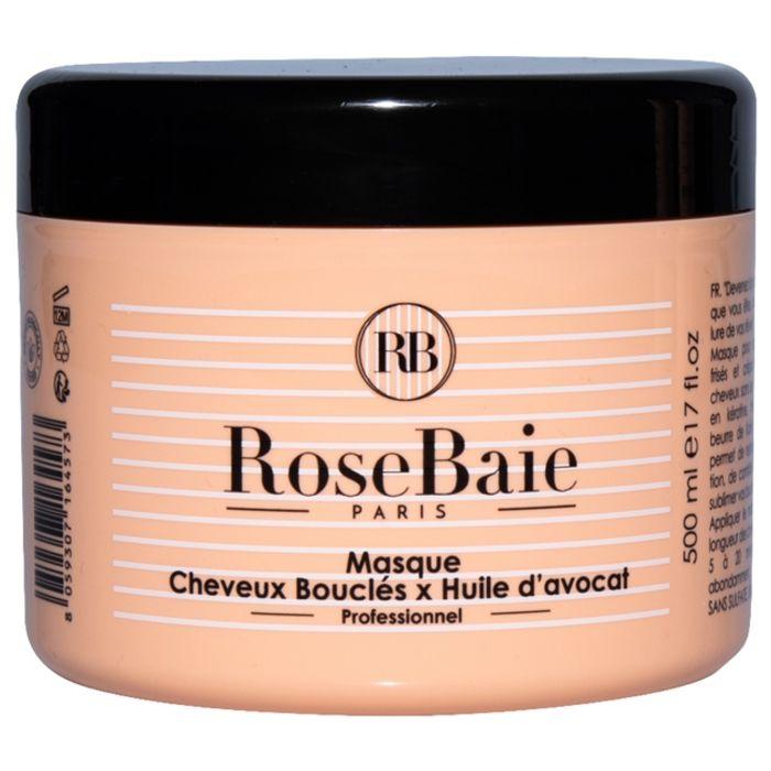 Haarmaske - Rosa Beere - Avocadoöl - Keratin - Sheabutter - Lockiges Haar