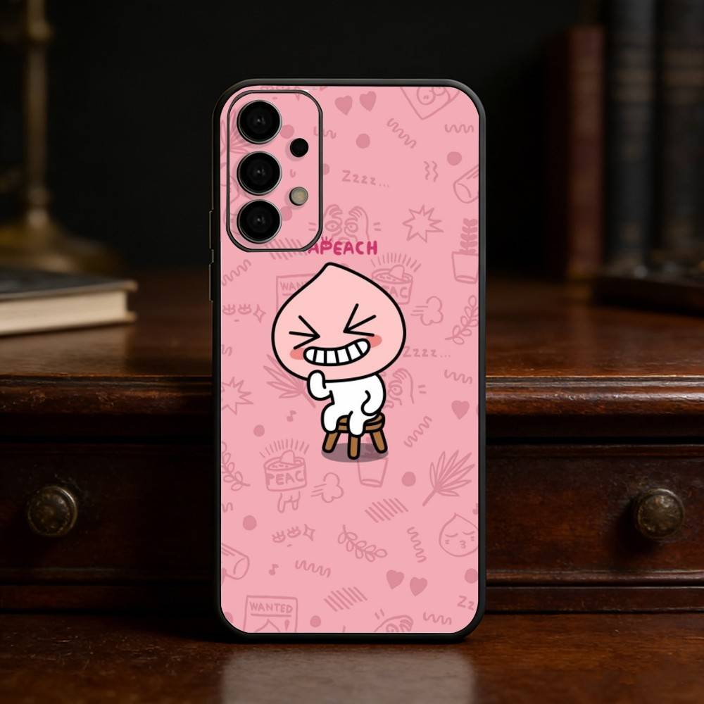 K-Kakao Friends phone Case For Samsung S25,24,21,22,23,30,Ultra,20,Plus,Fe,Lite,Note Soft Black Cover