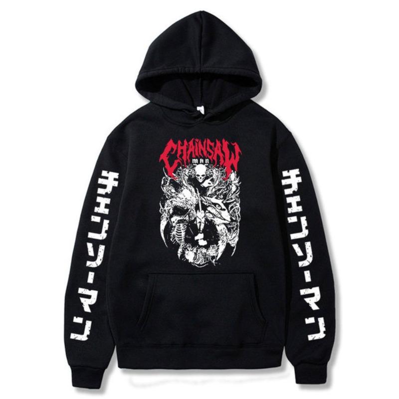 Chainsaw Man Reagan Murdock Hoodie Men Women Sweatshirt Print Unisex Style Autumn Winter Fashion Hip Hop Tops Clothes