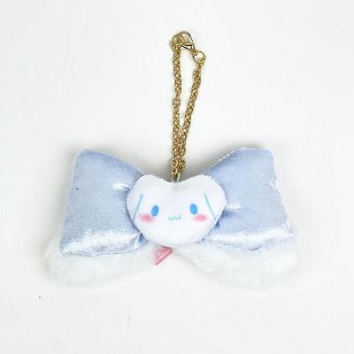 Fluffy Ear Ribbon Bag Charm Cinnamoroll Keychain Mascot