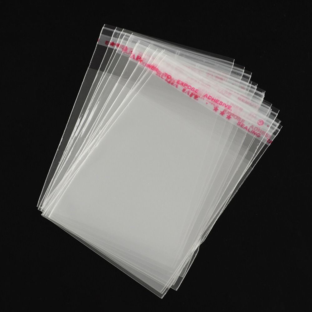 500Pcs Transparent Transparent Cellophane Bags  for Candy Snack Jewelry Accessories