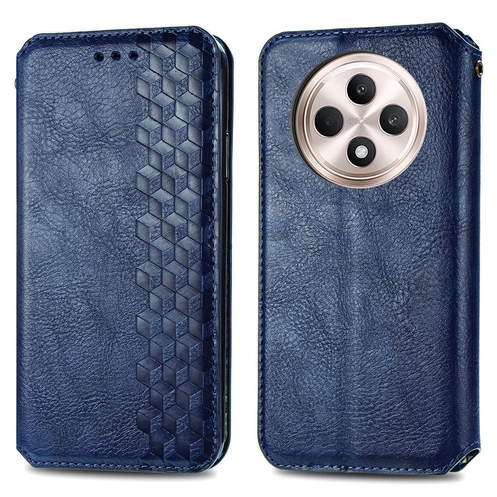 Für TECNO Spark 30C 4G PU Lederhülle Rautenprägung Brieftasche Ständer Handyhülle