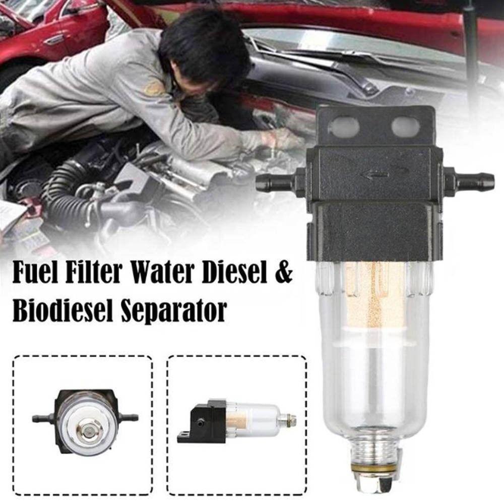 Plastic Diesel Water Separator Filter Black Water Separator Kit Fuel Line Kit Auto Accessories