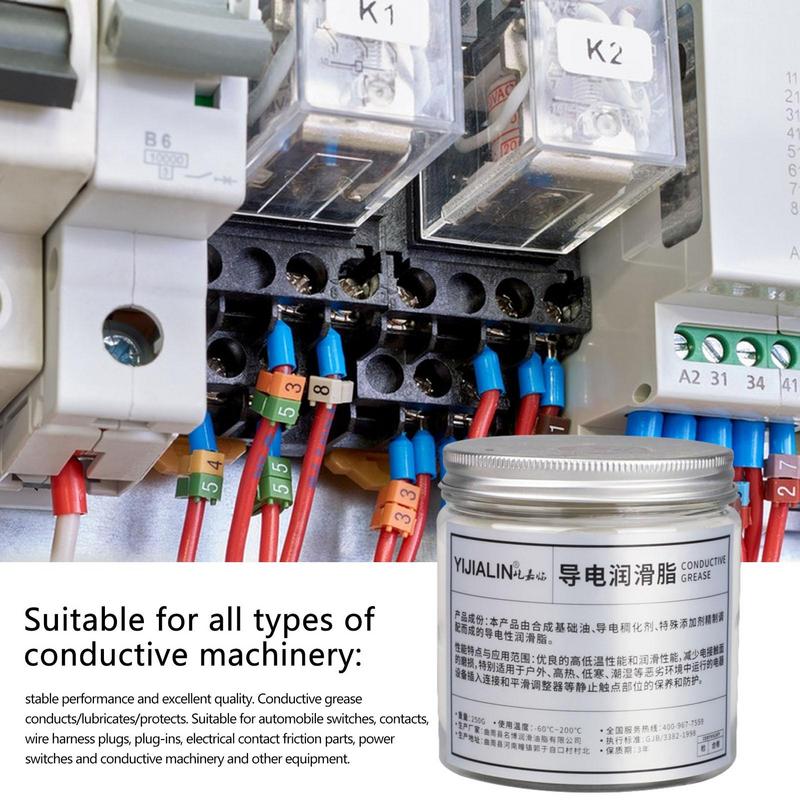 Professional Heat Resistant Electrical Contact Grease 8.82oz Car Grease Battery Grease Electrical Connections Car Maintenance