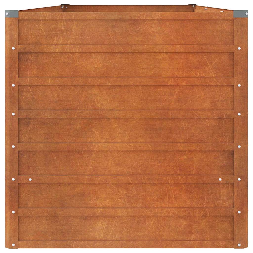 Vidaxl Podwyższona Donica, Rdzawa, 240X80X77 Cm, Stal Kortenowska