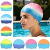 Silicone Swim Cap Non-Slip Swim Cap With Ear Protection Premium Tear-Resistant Summer Beach Vacation Activities For Adults