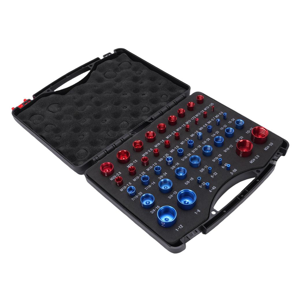 Thread Checker Nut Thread Gauge Kit Imperial Metric Design For Mechanical Work Home Projects