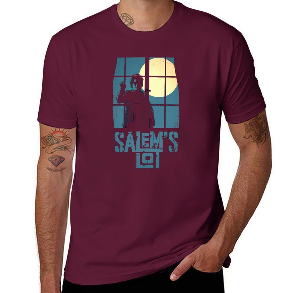 Salem?s Lote - Camiseta Stephen King tops de secagem rápida camisetas pretas para homens