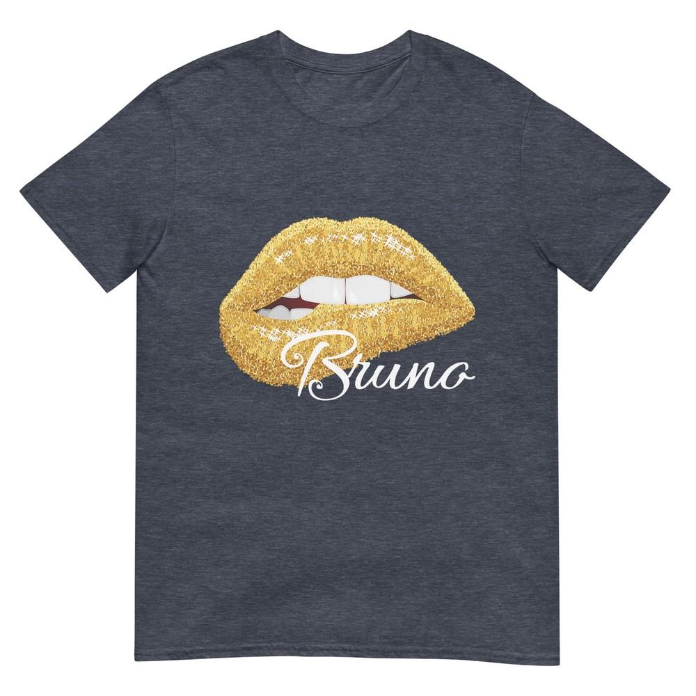 Cute Bruno Lover Golden Lips Unisex Unisex TShirt