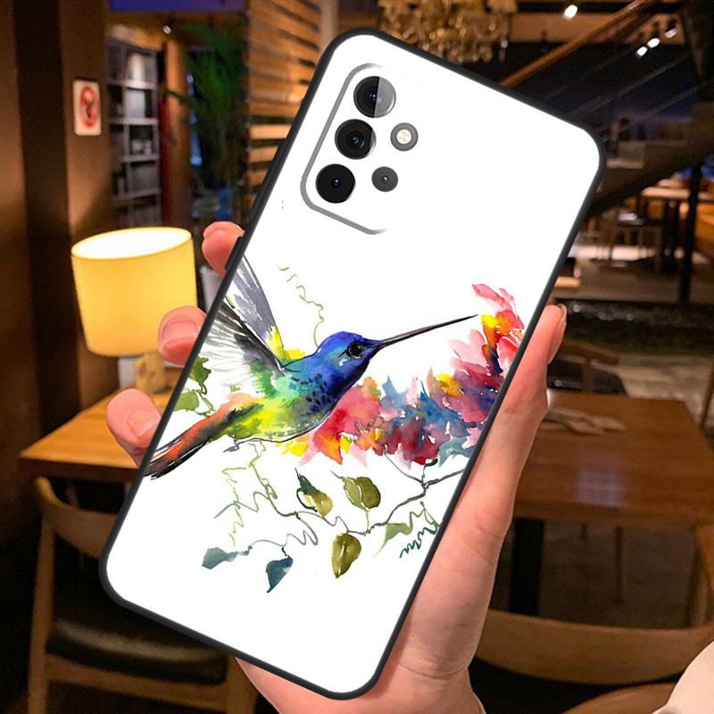 Hummingbird Case For Samsung Galaxy A36 A56 A26 A16 A06 A53 A33 A13 A12 A32 A52 A55 A35 A15 A54 A34 A14