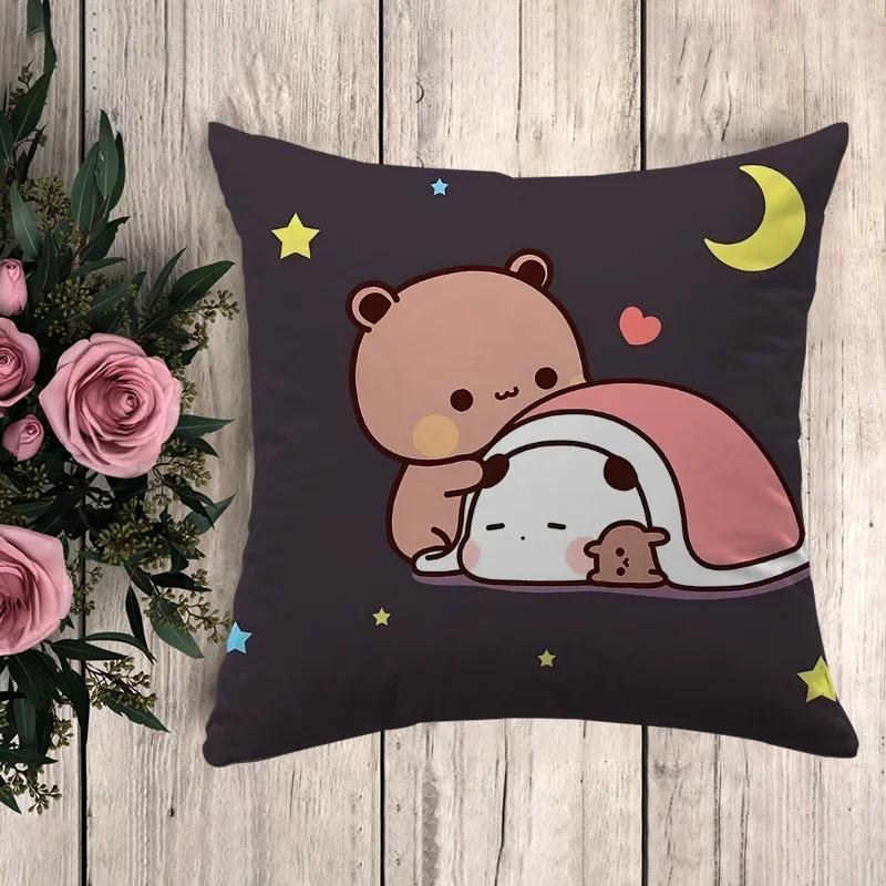 

Cushion Cover BUBU DUDU Decorative Pillowcases Luury Pillow Cover Pillow Case Sofa Car Bed Room Decor Dakimakura Wedding Giftz,(4) 66x66cm