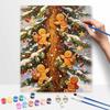 Christmas Gingerbread Man Tree Candy Star Painting Art Kit Hand Painting Home Decoration Painting