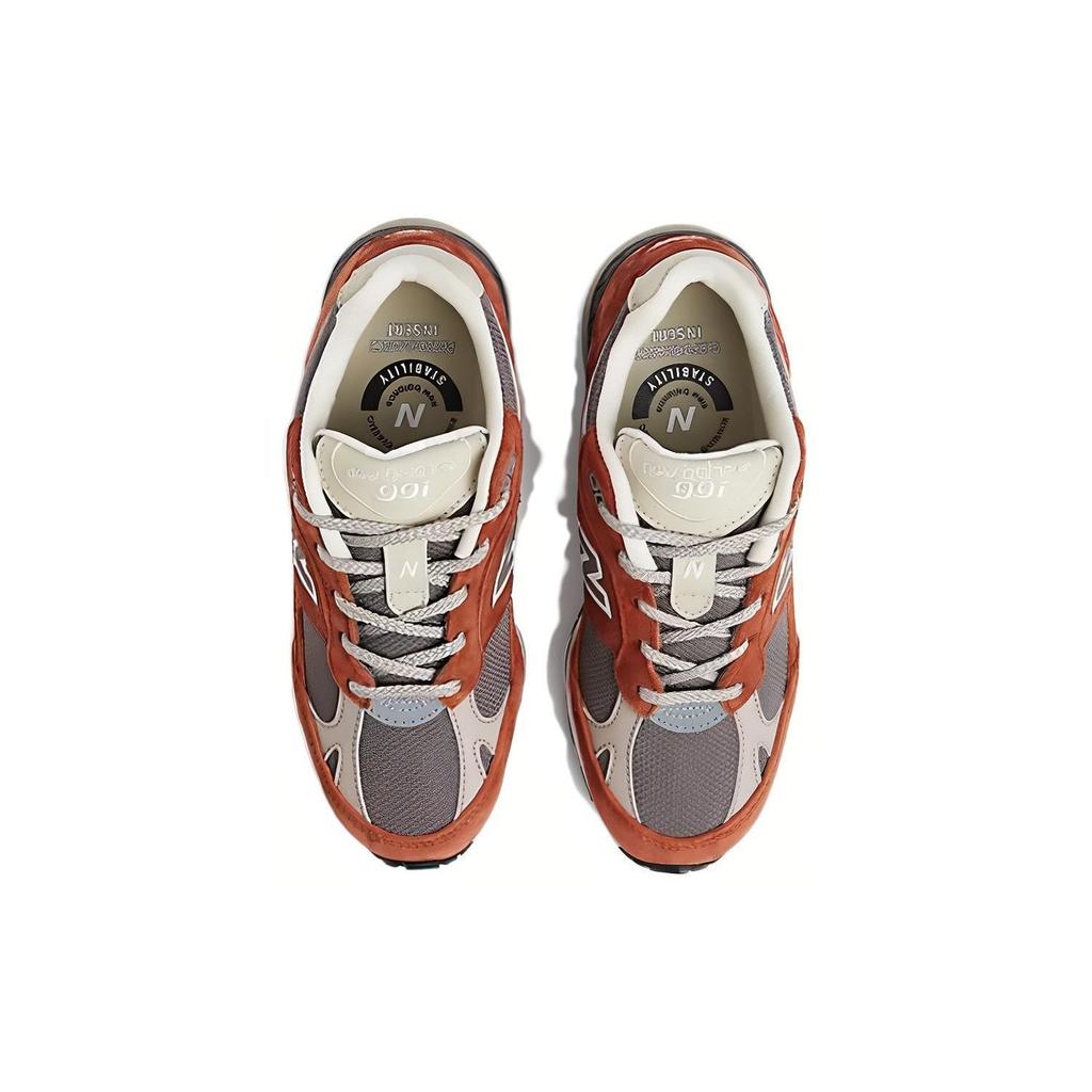 New Balance 991 Made In England Underglazed Women Sneakers Orange Sequoia Falcon W991PTY