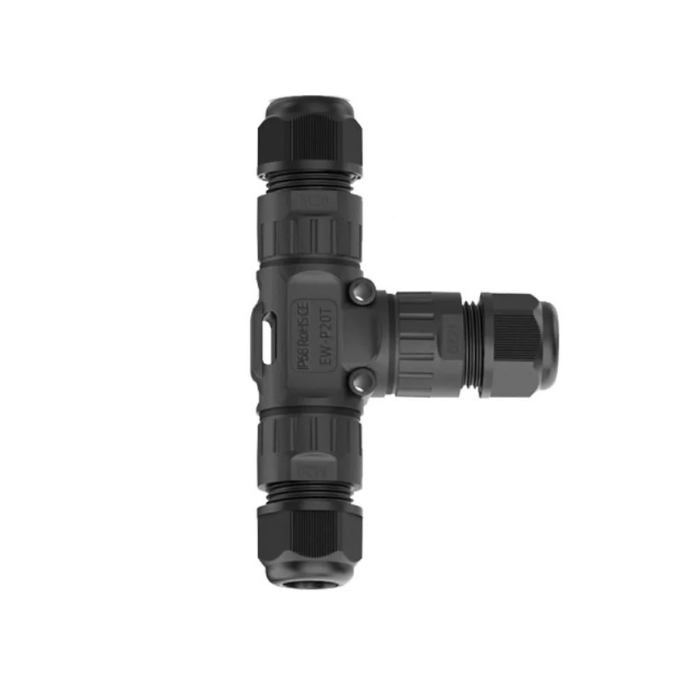 Screwless Connector 0.5mm -2.5mm Waterproof Connector Pull And Press Mechanism Nylon PA66 Material For Solar Panels