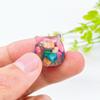 18MM Mini Owl Decoration Epoxy Resin Natural Crushed Crystal Stone Exquisite Desk Ornaments Home Garden Decoration Children Gift