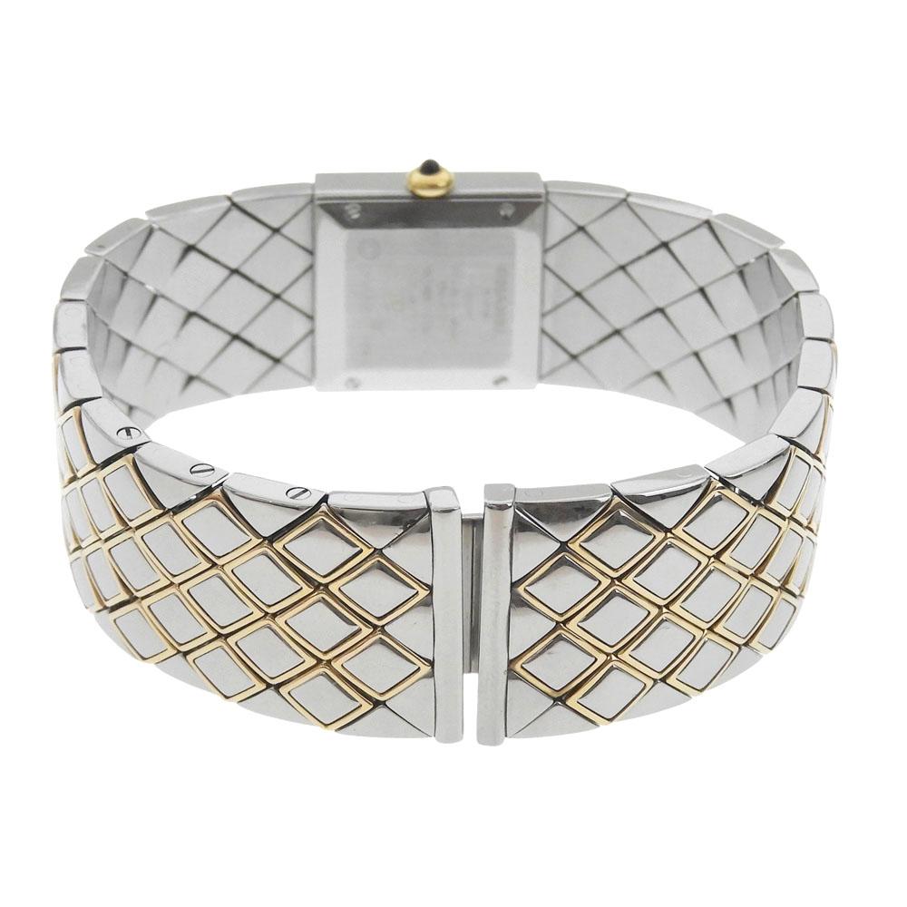 CHANEL Matelasse Watches H0475 blackDial Stainless Steel/YG Quartz Analog display Women Used