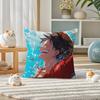 One Piece Gear Five Luffy Anime Plush Pillow Cover Soft Short Plush Cushion Cover For Sofa Bedroom Home Decor Gift Decoration