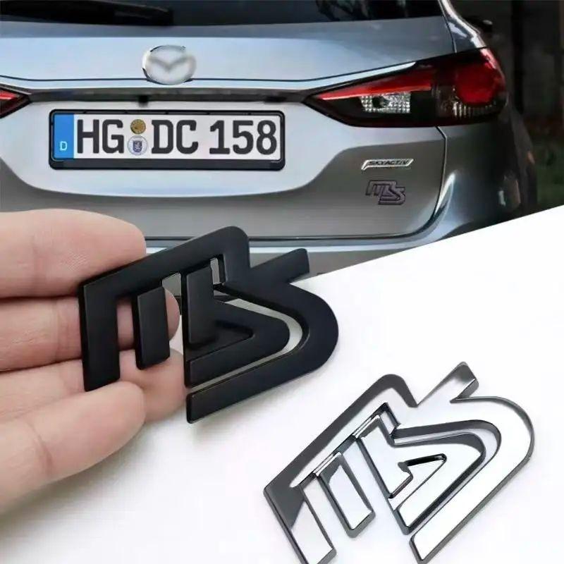 3D Metal Car Emblem Stickers Auto Trunk Label Decoratio For Mazda 3 5 6 323 626 CX-3 CX-4 CX-5 CX-7 CX-9 Axela 6 RX8 CX30 RX7 h4