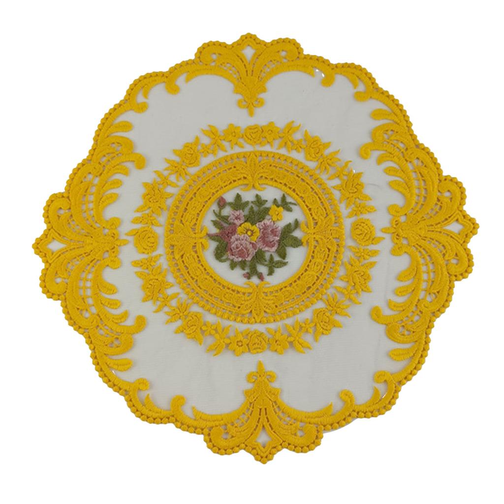 10 Gramm Spitzenuntersetzer 28*28cm Bohnenpaste Farbe Kamel