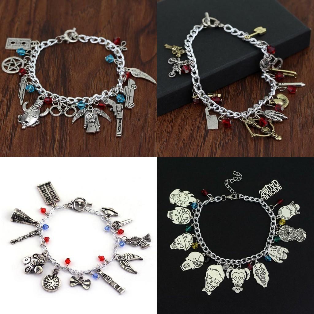 Suicide Squad Walking Dead Supernatural Doctor Who Bracelet With Alloy Material For Collectors