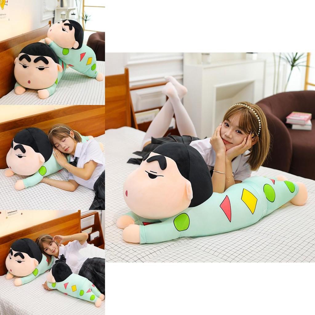 Crayon Shin Chan Sleeping Pose Plush Cartoon Soft Bed Decor Gift For Kids