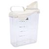 Rice Storage Container Plastic  tight Cereal Dispenser with Pou  Spout Measu  Cup for Cereals Flour Beans