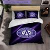 Austria Wien FC Themed Bedding 3Pcs Duvet Cover Set Decorative Bed Linen For Teen Room Home Decoration