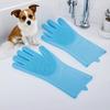 Pet Grooming Cleaning Gloves Dog Cat Bathing Shampoo Glove Scrubber Magic Dishwashing Cleanner Sponge Silicon Hair Removal Glove
