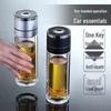 Portable Double-Layer Glass Tea Infuser Cup