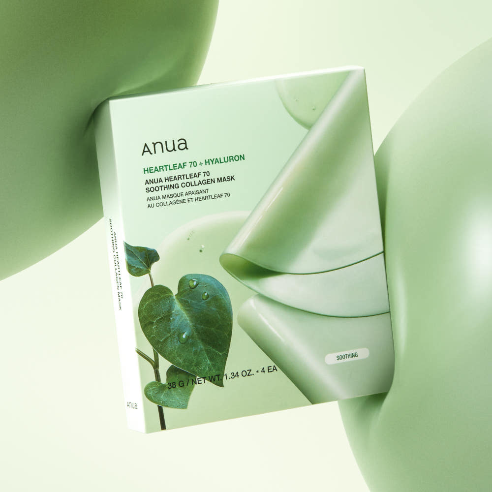 Anua Heartleaf 70 Soothing Collagen Mask 4ea