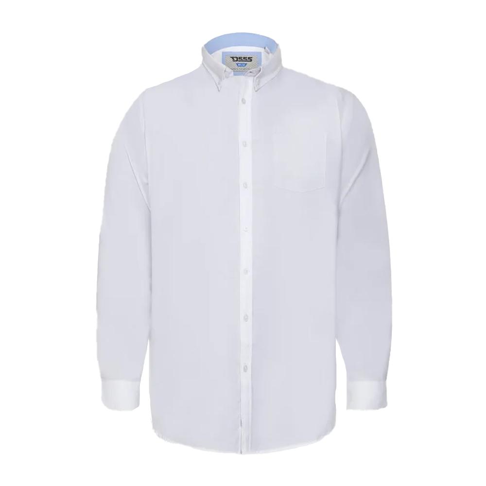 Duke Mens D555 Richard Oxford Kingsize Tall Long-Sleeved Shirt