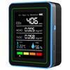 5-in-1 Air Quality Monitor Indoor Air Quality Meter USB Charging CO2 Detector Portable Formaldehyde Monitor for Indoor Outdoor