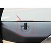 For BMW X5 E70 2008-2013 Carbon Fiber Steel Inner Door Lock Down Bolt Ring Trim