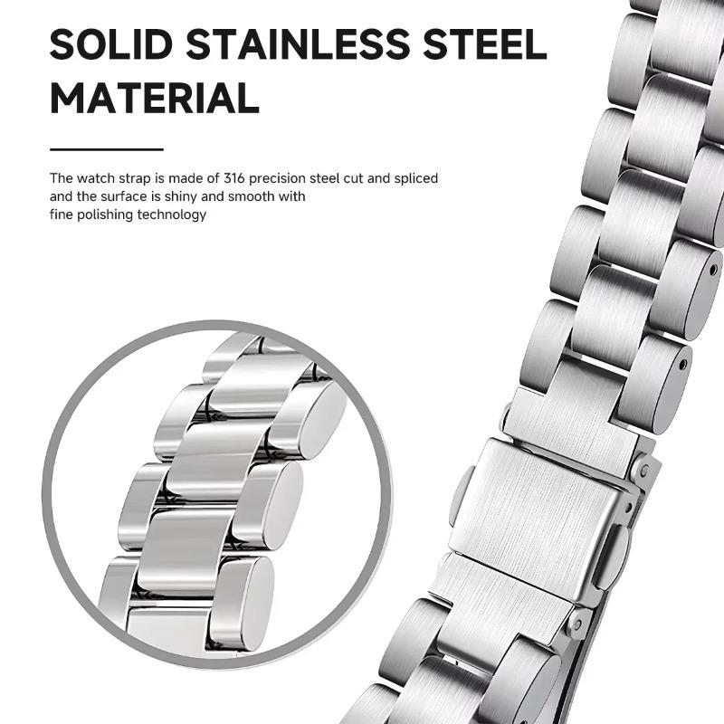 Pasek ze stali nierdzewnej 18mm do Huawei Watch GT6-5-4 41mm Metalowy Damski Wysokiej klasy Pasek do Huawei Watch 5/GT5Pro 42mm Xiaomi S4 41mm