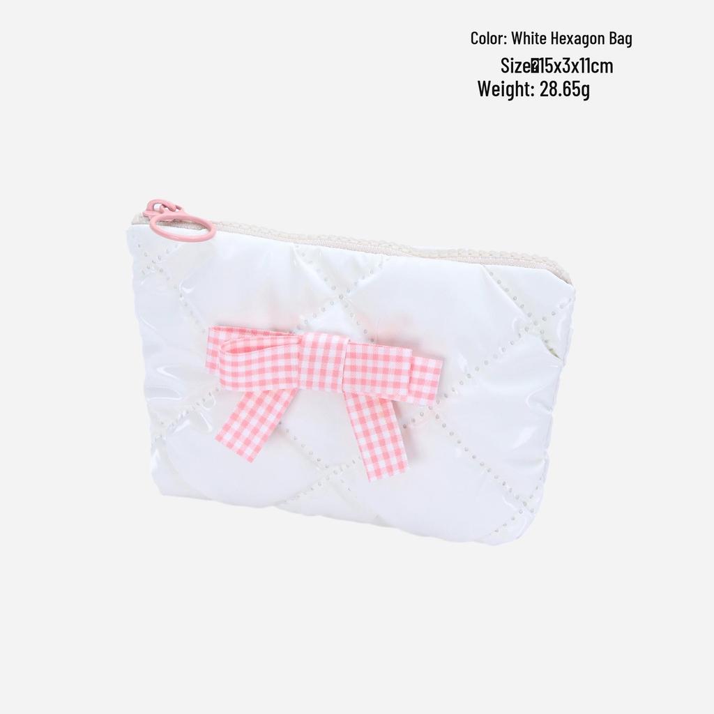 Compact Waterproof Makeup Bag - Stylish Coin & Earphone Pouch for Women