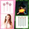 20 Pcs Interesting Witch and Princess Party Favor Writing Fluently Witch Broom Pen  Fairy Stick Children's Performance Props
